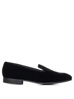 Mocassini sovrani in velluto nero