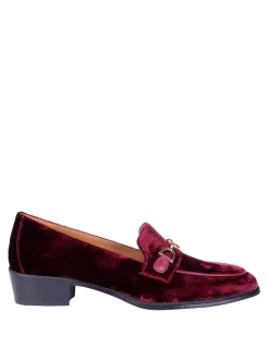Mocassino Axel Bordeaux In Velluto