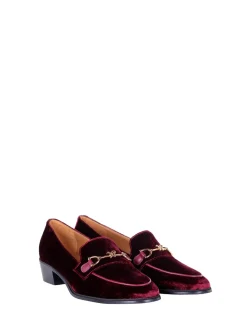 Mocassino Axel Bordeaux In Velluto