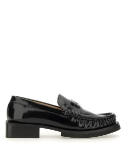 Mocassino con logo farfalla