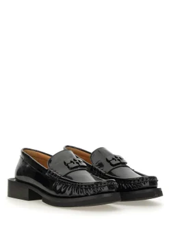 Mocassino con logo farfalla