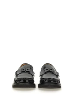 Mocassino con logo farfalla