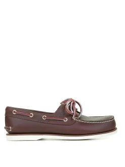 Mocassino Da Barca Marrone In Pelle