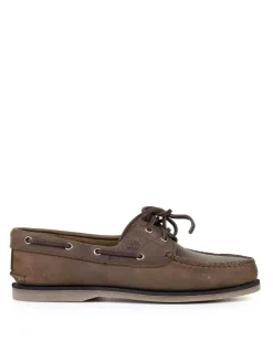 Mocassino Da Barca Marrone In Pelle