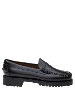 Mocassino Dan Lug In Pelle Colore Nero