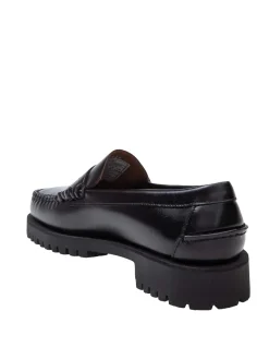 Mocassino Dan Lug In Pelle Colore Nero