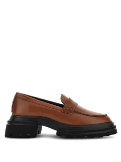 Mocassino H674 Cognac In Pelle