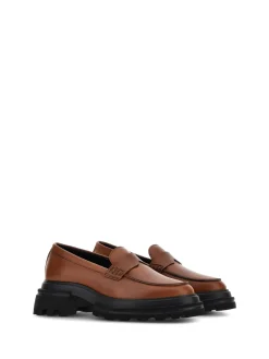 Mocassino H674 Cognac In Pelle