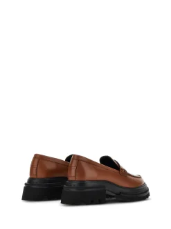 Mocassino H674 Cognac In Pelle