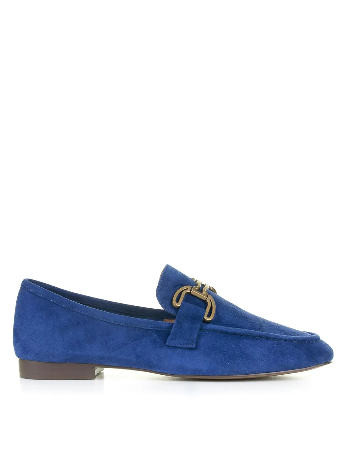 Mocassino in camoscio Blu