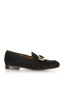 Mocassino in camoscio Nero