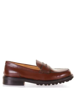 Mocassino In Pelle Bordeaux