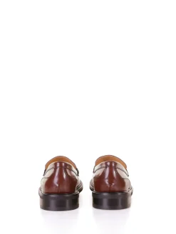 Mocassino In Pelle Bordeaux