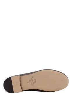 Mocassino in pelle con dettaglio firma vlogo