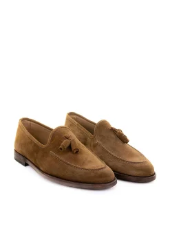 Mocassino In Suede Con Nappine
