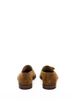 Mocassino In Suede Con Nappine