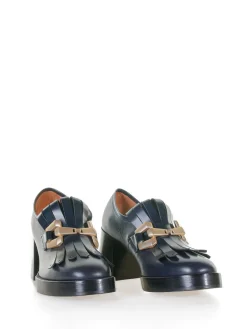 Mocassino Lya In Pelle Blu