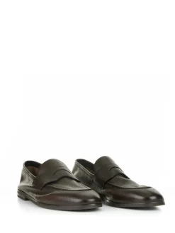 Mocassino Marrone In Pelle