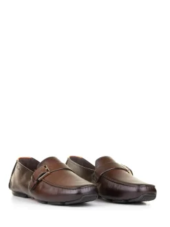 Mocassino Marrone In Pelle
