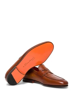 Mocassino Marrone In Pelle