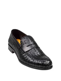 Mocassino Penny Adler In Pelle Intrecciata
