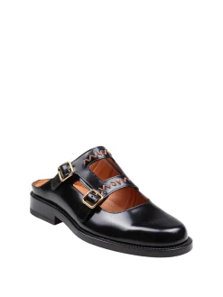 Mocassino Sabot In Pelle