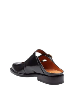 Mocassino Sabot In Pelle