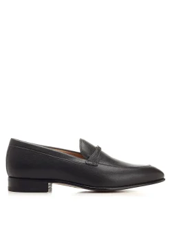 Moccasina in pelle martellato