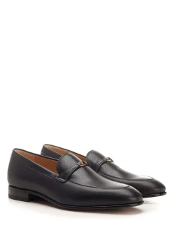 Moccasina in pelle martellato