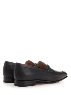 Moccasina in pelle martellato