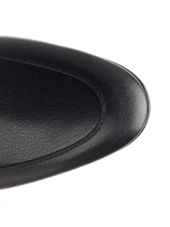 Moccasina in pelle martellato
