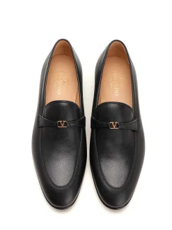 Moccasina in pelle martellato