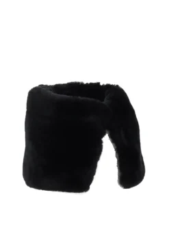 Muffler di pelliccia Nero