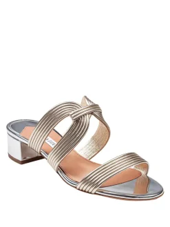 Mule Esencia 35 In Pelle Laminata