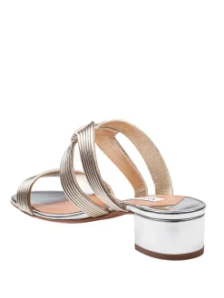 Mule Esencia 35 In Pelle Laminata