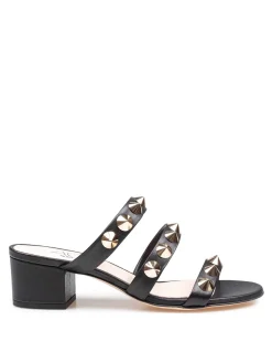 Mule Lala Spike In Pelle Con Borchie
