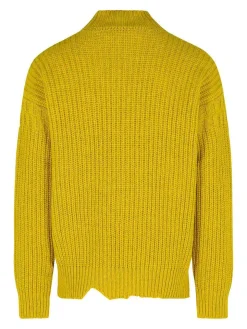 Mustard Virgin Virgin Wool Turtleneck Sighi
