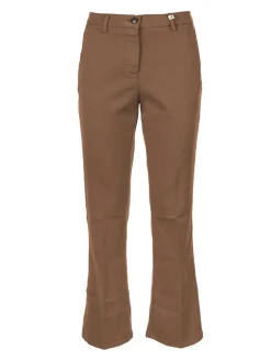 Myth Pantalone Donna Marrone A Zampa