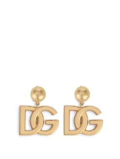 Orecchini A Clip Con Logo Dg