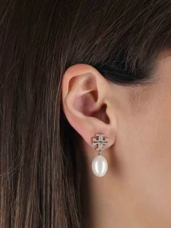 Orecchini Con Perle E Strass