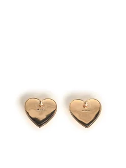 Orecchini Cuore in ottone placcato oro