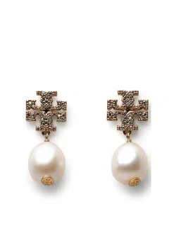 Orecchini kira in ottone perla