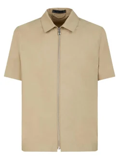 Oversa a maniche corte beige