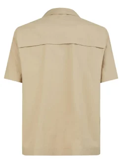 Oversa a maniche corte beige