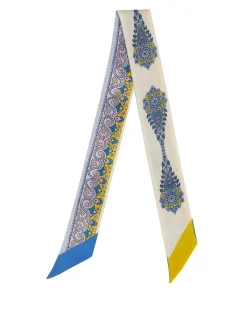Paisleyna in seta stampata