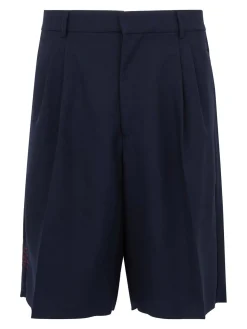 Pantaloncini blu navy con tasche