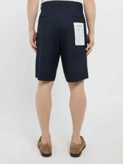 Pantaloncini blu navy con tasche
