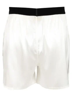 Pantaloncini da boxer in raso di seta