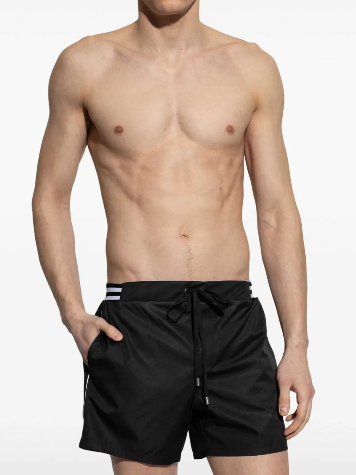 Pantaloncini da nuoto in nylon nero