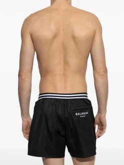 Pantaloncini da nuoto in nylon nero